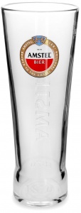 Amstel Bier Branded Pint Glass For Sale UK - CE 20oz / 568ml - Box of 24